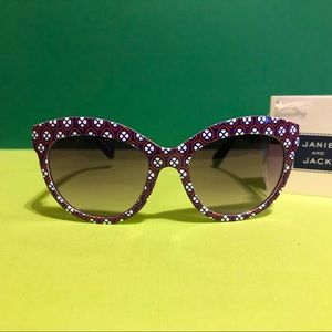 New Janie and Jack Sunglasses 0-2 yrs, block 95%UVB & 60%UVA. Blue, Red, White